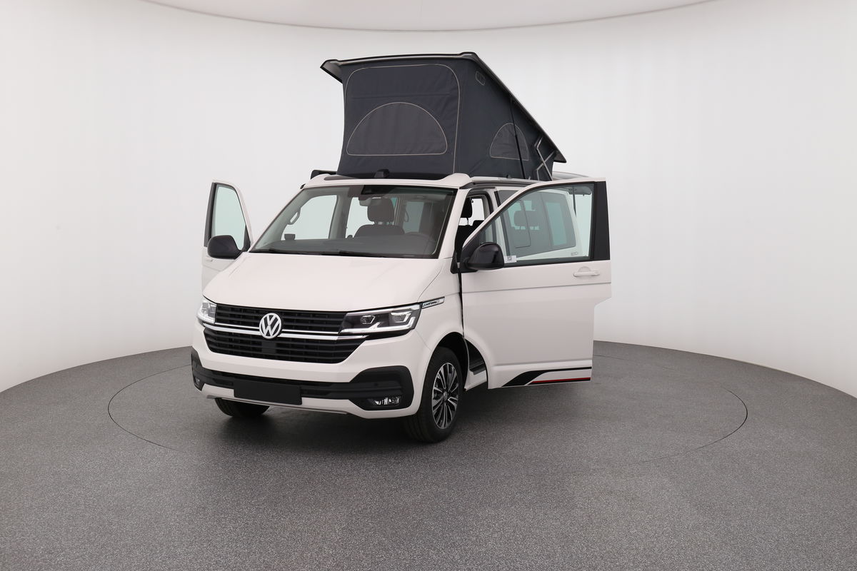 California Beach Edition Camper Frontansicht seitlich (Fahrer)